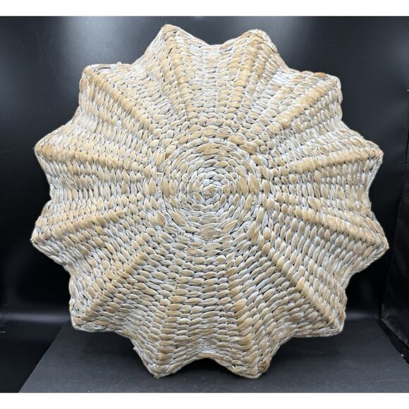 Woven Seagrass Wall Table Decor Star Basket Boho Sheik Farmhouse Coastal 17" - Picture 2 of 5